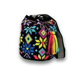 Load image into Gallery viewer, Original Colorful Flowers Crossbody Mochila

