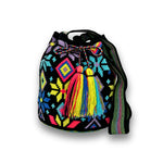 Load image into Gallery viewer, Original Colorful Flowers Crossbody Mochila
