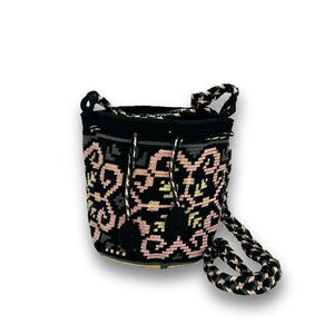Original Black And Pink Mini Me With Braided Strap